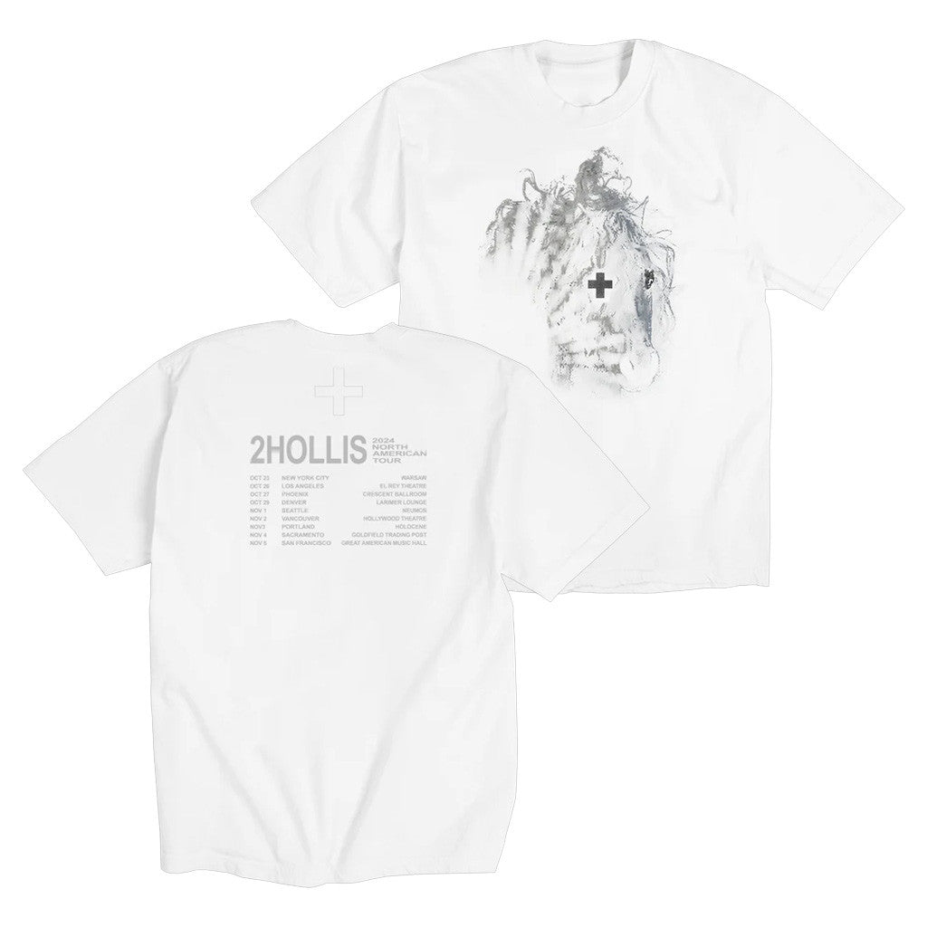 2Hollis Merch Leg One White T-Shirt Present For Husband