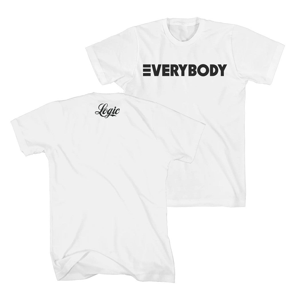 Logic Merch Everybody White T-Shirt Gifts For Husband