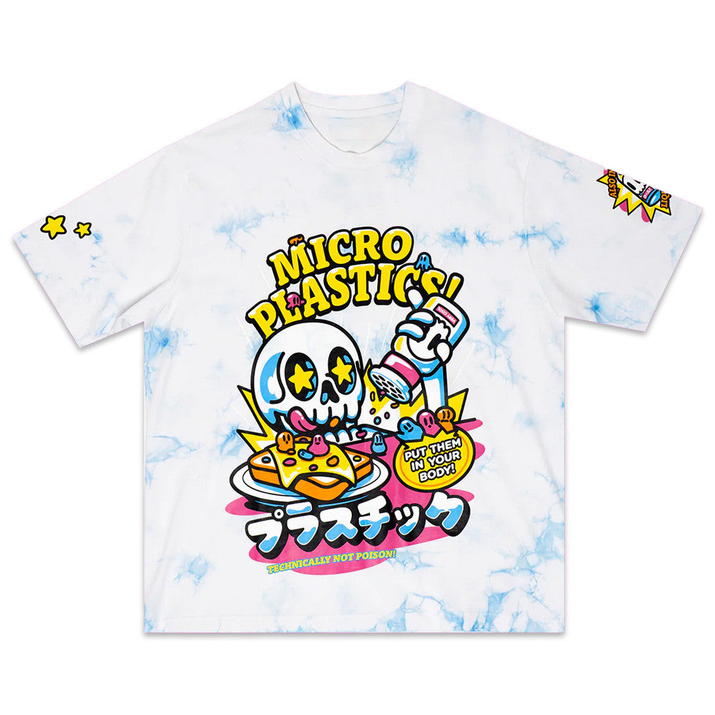 Cold Ones Merch Microplastics Tie Dye T-Shirt Gifts For Friends