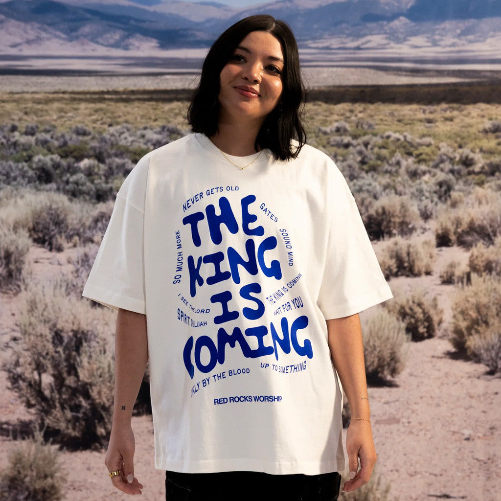 Red Rocks Merch The King Is Coming Album T-Shirt Presents For Her