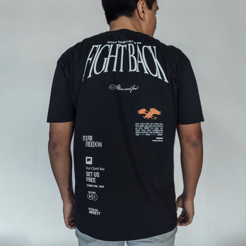 Red Rocks Merch Fight Back T-Shirt Present For Husband