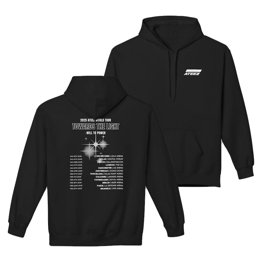 Ateez Merch Ateez Towards the Light World Europe Tour 2025 Hoodie Gift Ideas For Wife