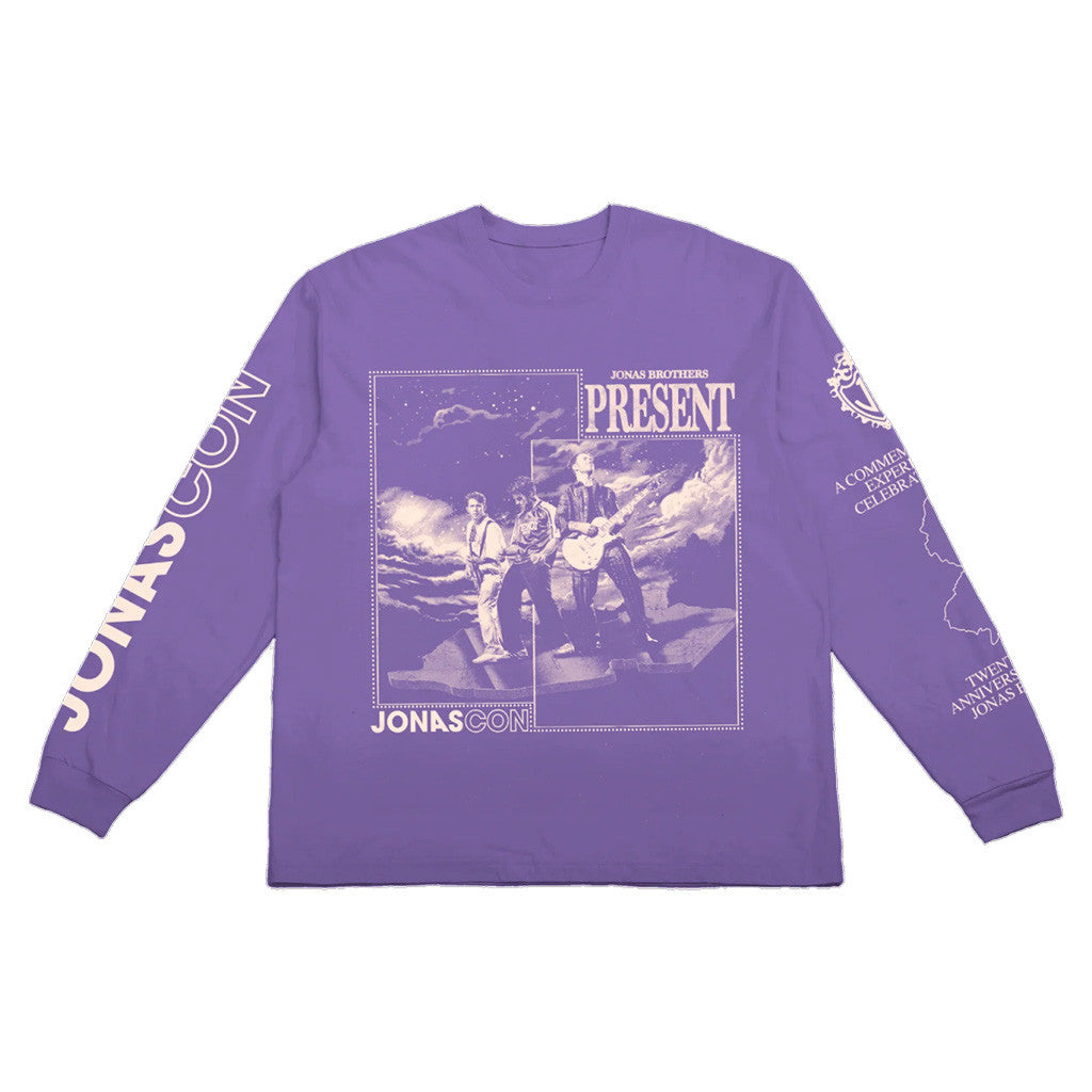 Jonas Brothers Merch JONASCON Long Sleeve T-Shirt Gifts For Pop Band Fans