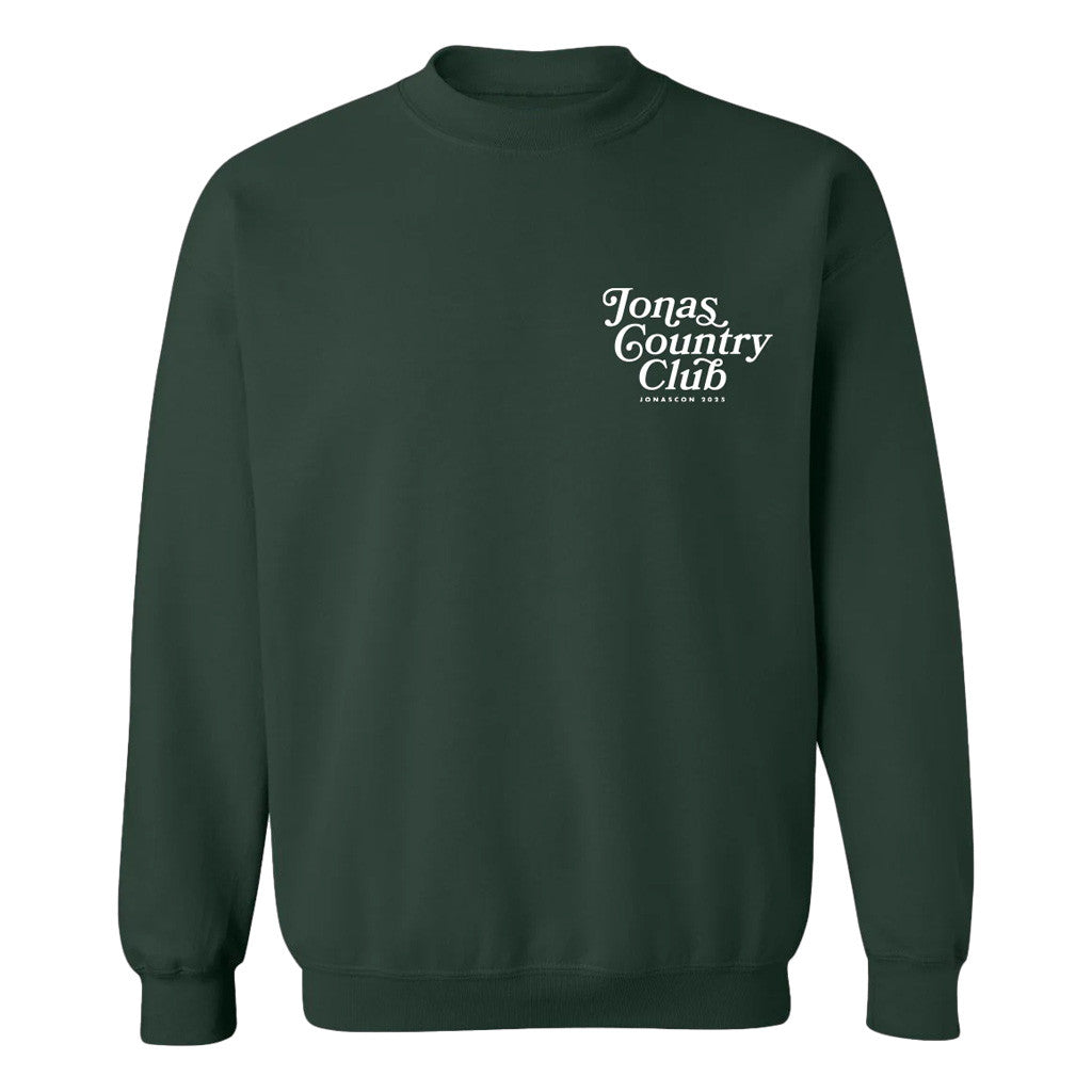 Jonas Brothers Merch Jonas Country Club Crewneck Sweatshirt Best Gifts For Boyfriend