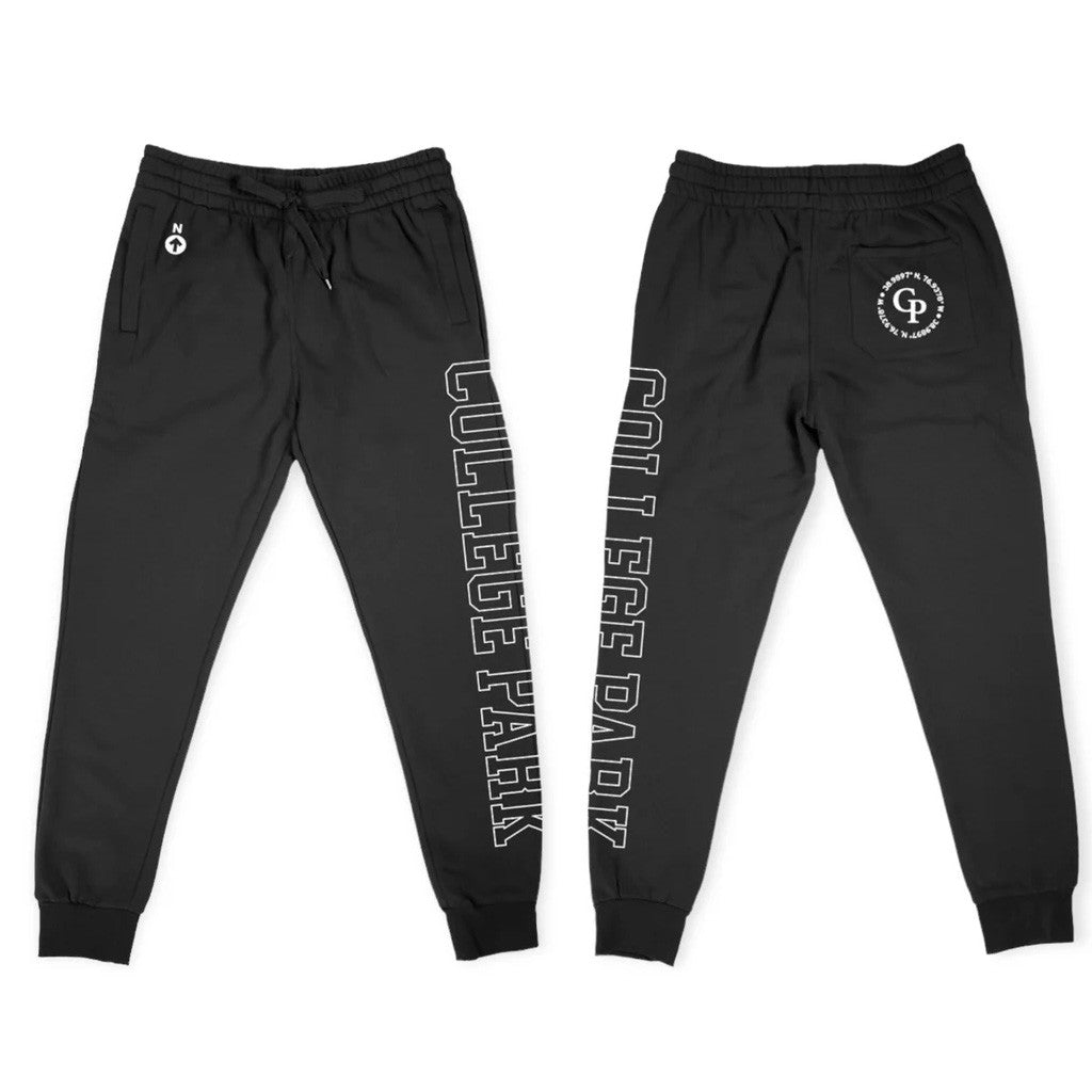 Logic Merch Black College Park Emblem Joggers Gifts For Boyfriend