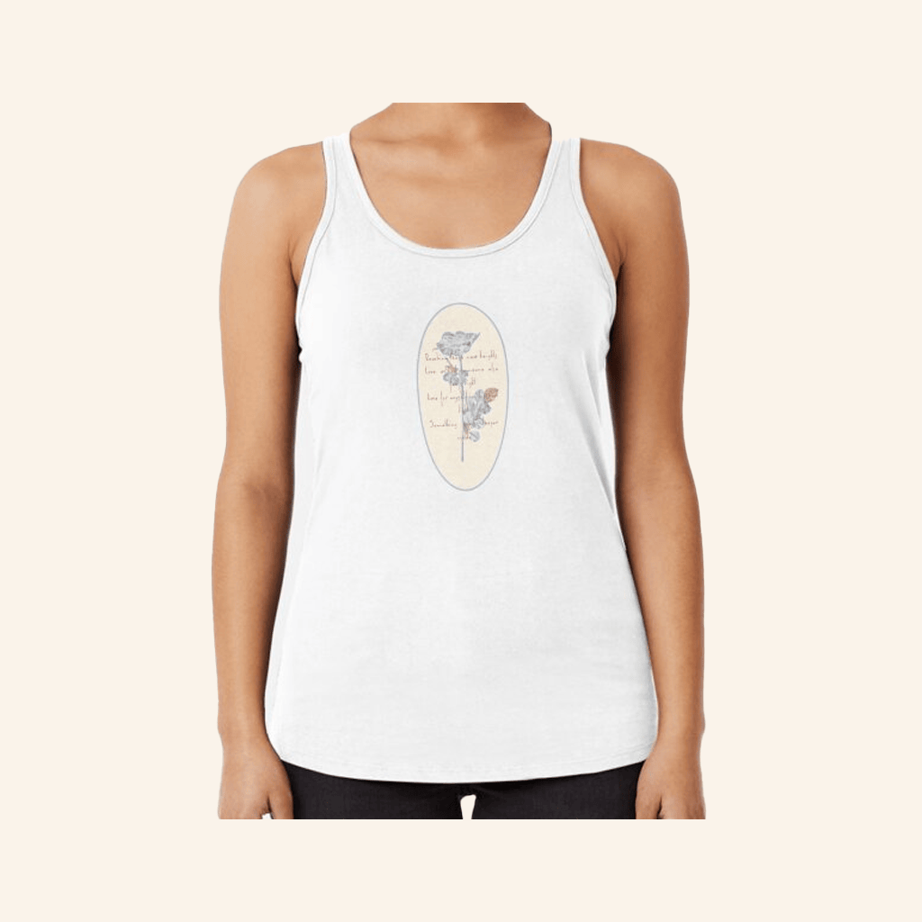 New Heights Merch Ellie Goulding New Heights Lyrics Racerback Tank Top Gifts For Women's