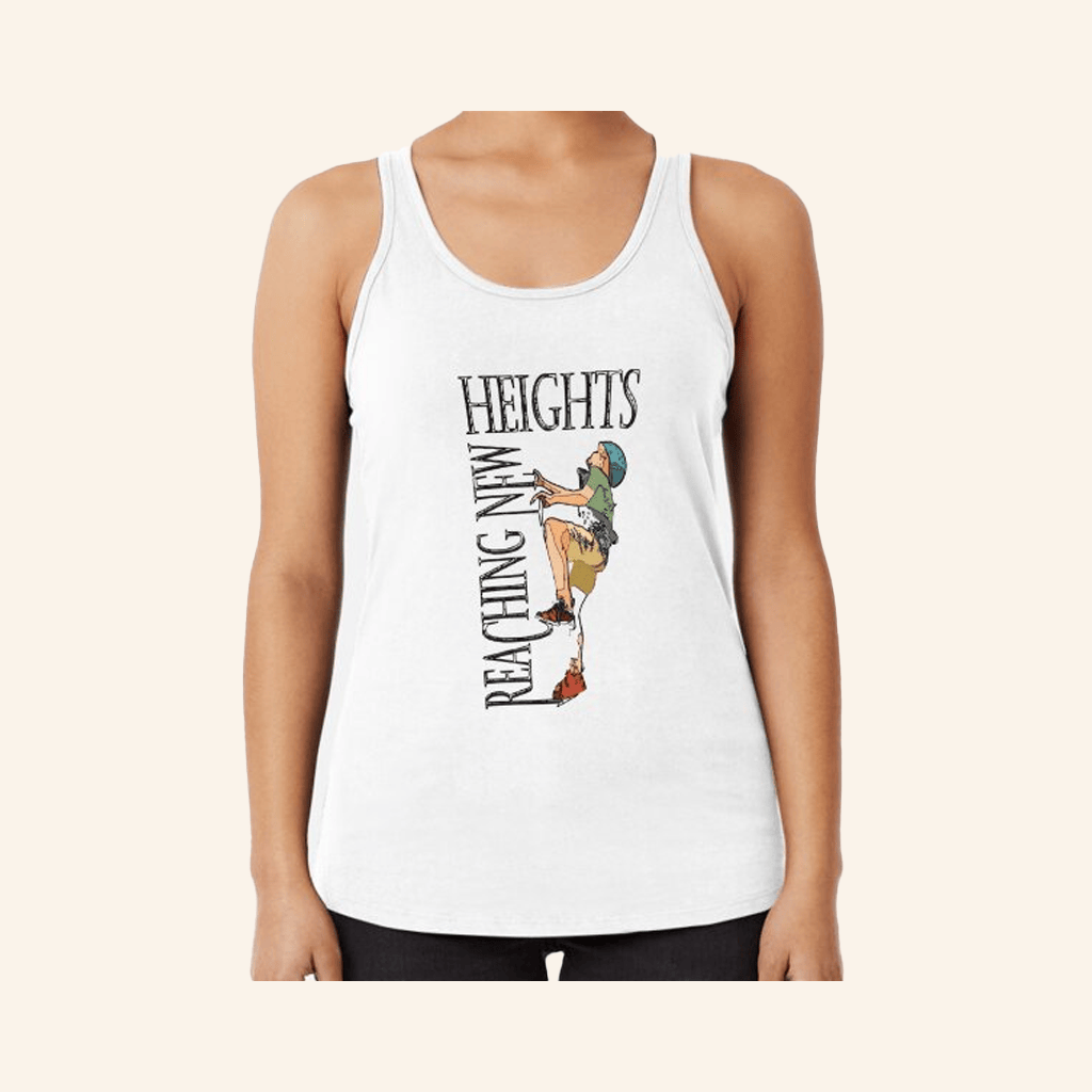 New Heights Merch Climbing New Heights Racerback Tank Top Gifts For Her