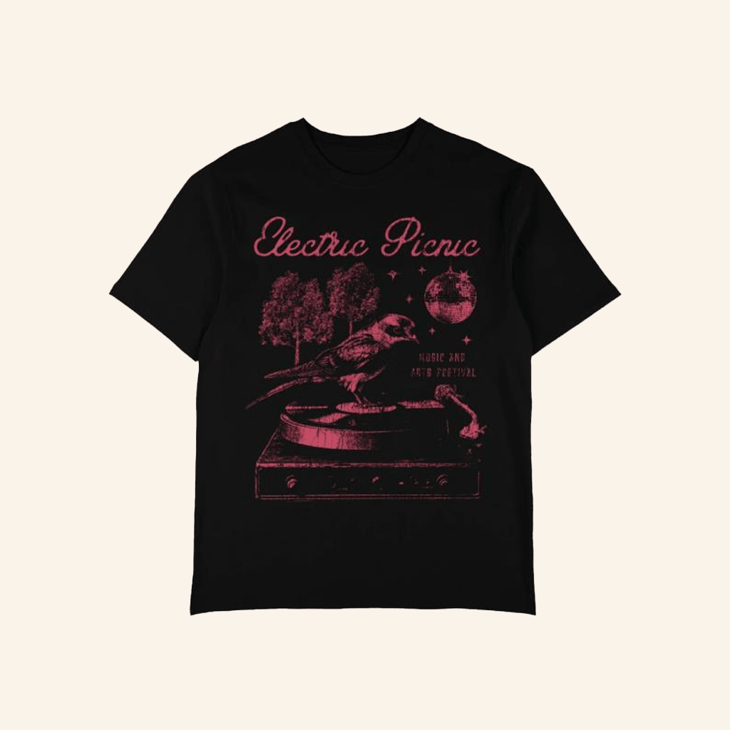 Electric Picnic Merch Record Player 2025 T-Shirt Gifts For Friends