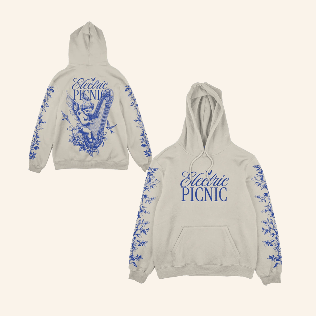 Electric Picnic Merch Cherub Harp Hoodie Present For Husband