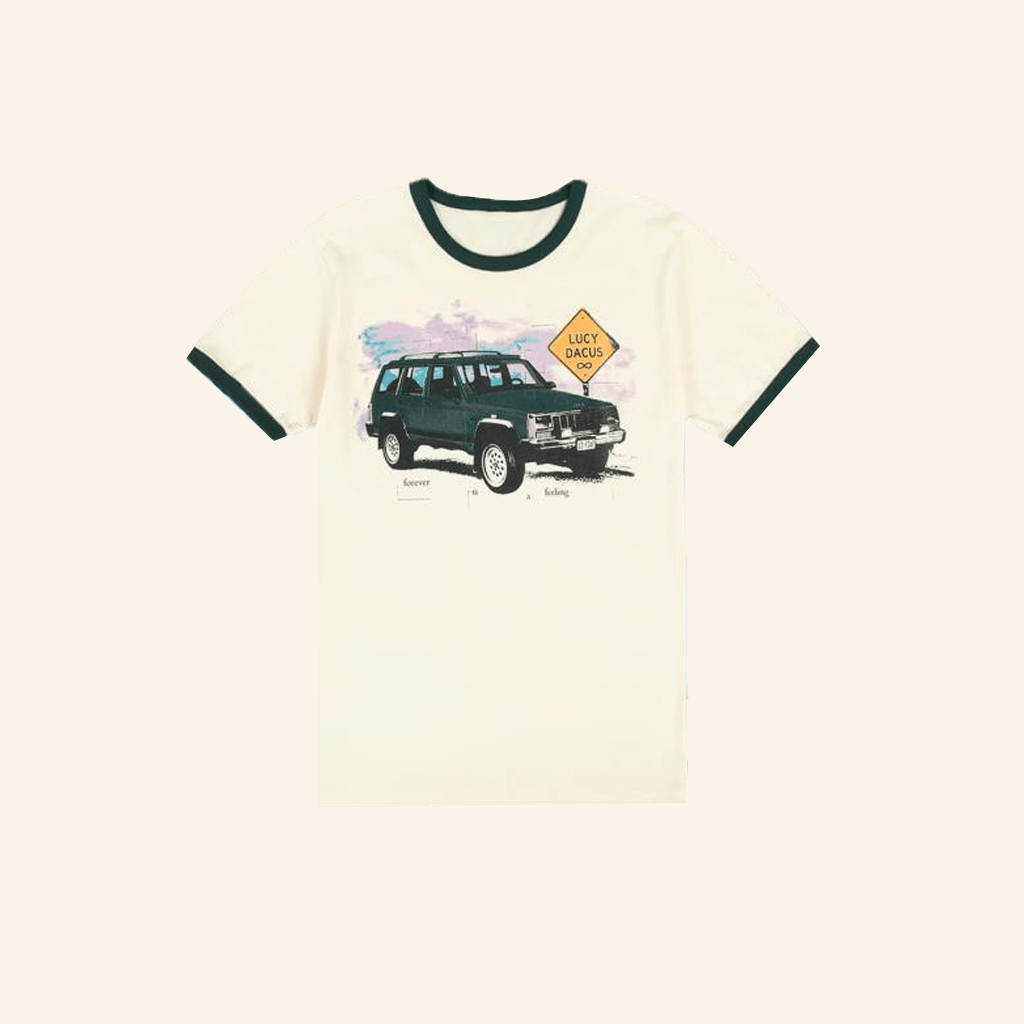 Lucy Dacus Merch Green Truck Ringer T-Shirt Gifts For Him