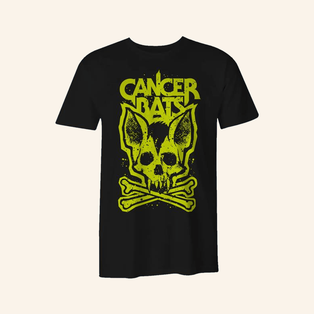Cut Loose Merch Cancer Bats Slime Bat Skull And Crossbones T-Shirt Best Gifts For Dad