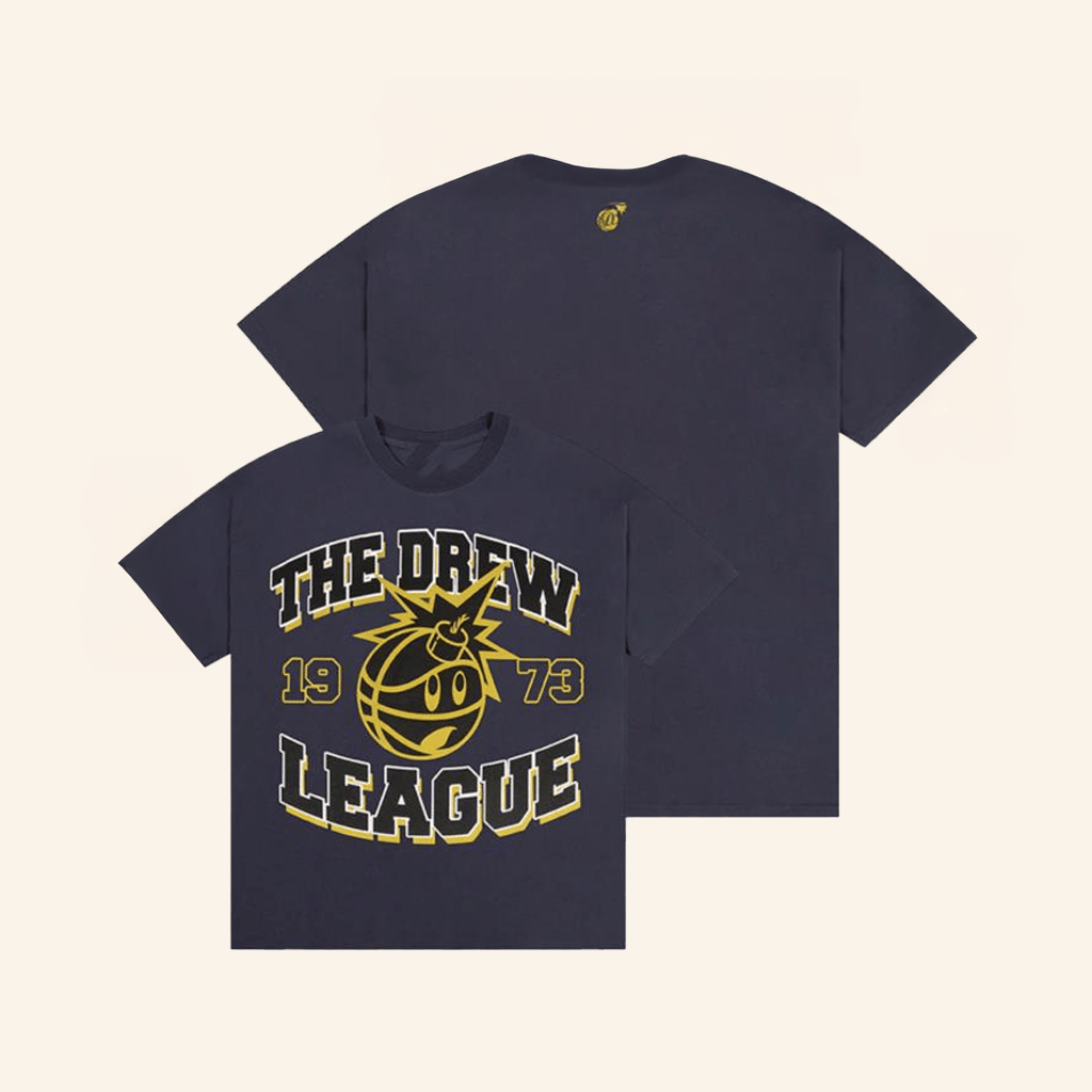 Drew League Merch The Hundreds X Drew League Vintage Bomb Navy T-Shirt Him Gifts