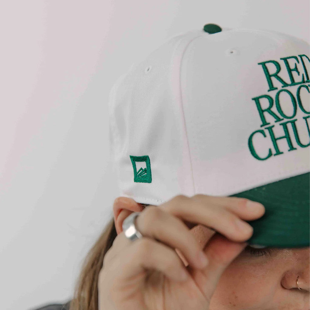 Red Rocks Merch RRC Signature Hat Embroidered Gift Ideas For Boyfriend