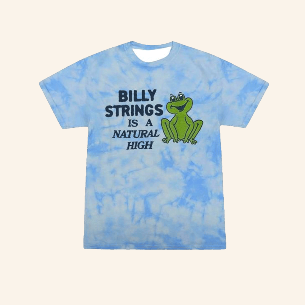 Billy Strings Merch Natural High Tie Dye T-Shirt Gifts For Him