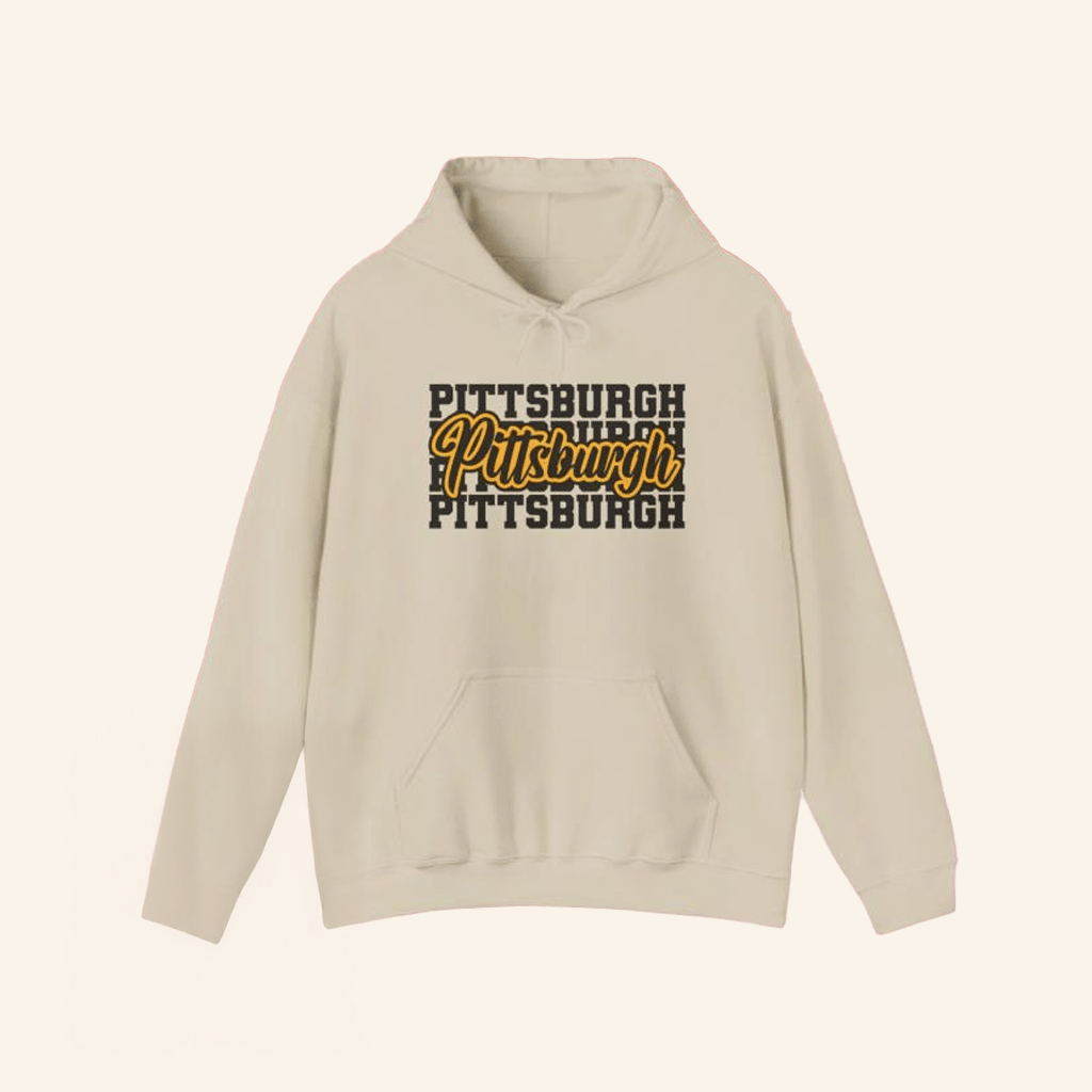 Yinzer Merch Pittsburgh Graphic Hoodie Gift Ideas For Friends