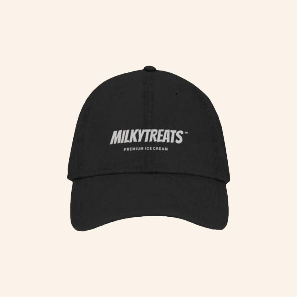 Milkytreats Merch Embroidered Hat Present For Husband