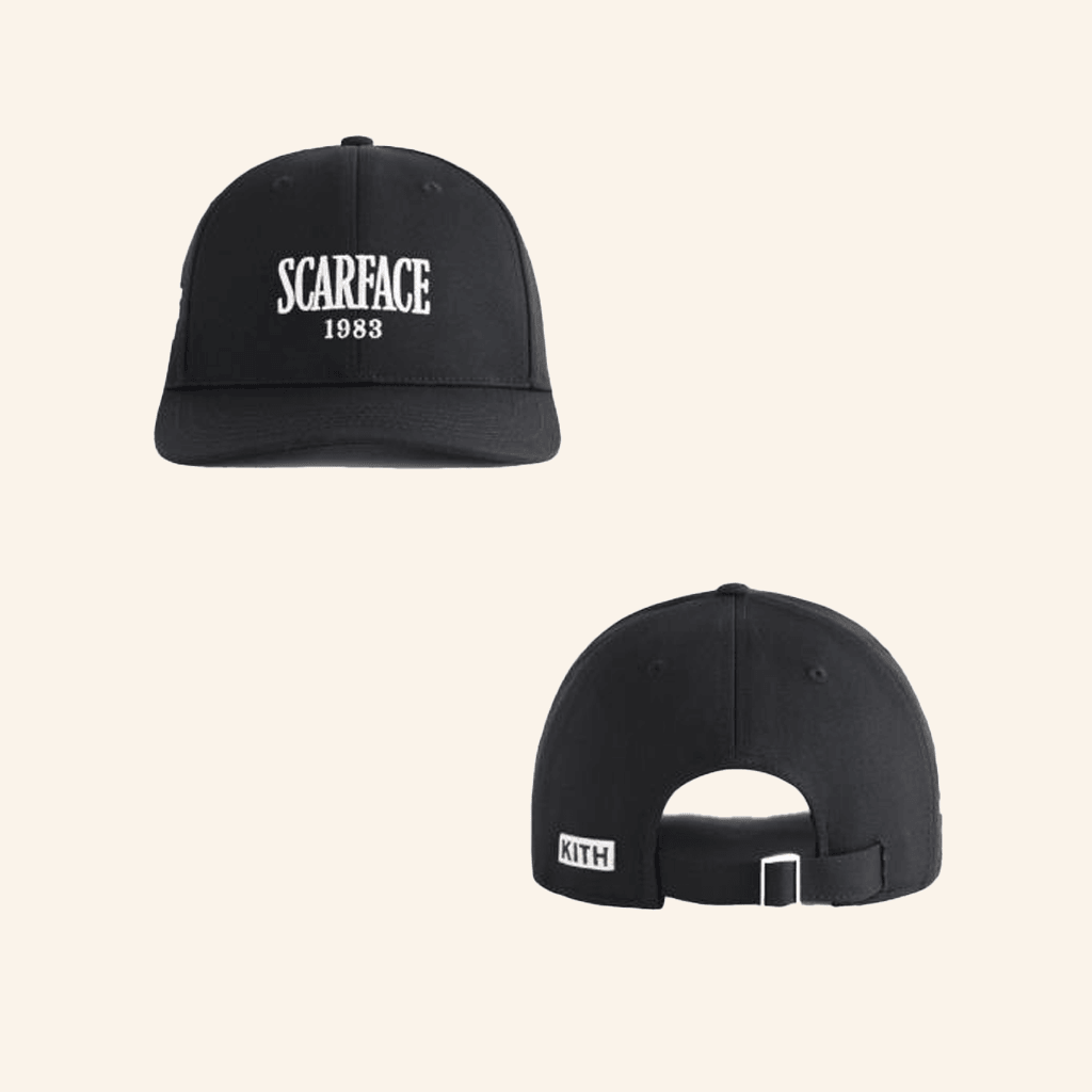 Kith Merch Kith For Scarface Twill Aaron Cap Embroidered Gifts For Dad