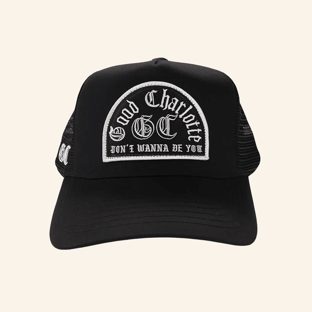 Good Charlotte Merch Embroidered GC Trucker Hat Gifts For Father