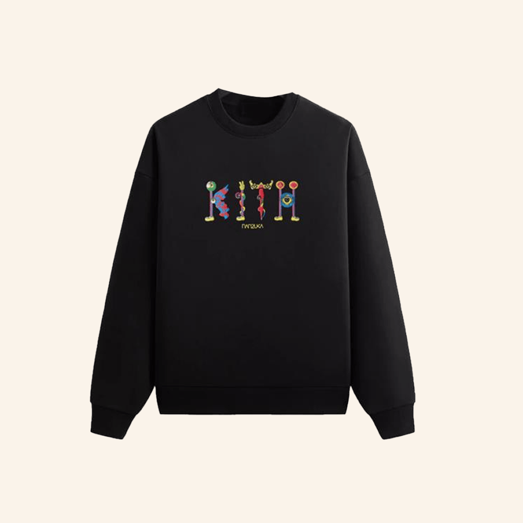 Kith Merch Kith For Nanzuka Gallery Tanaami Nelson Crewneck Sweatshirt Gifts For Girlfriend