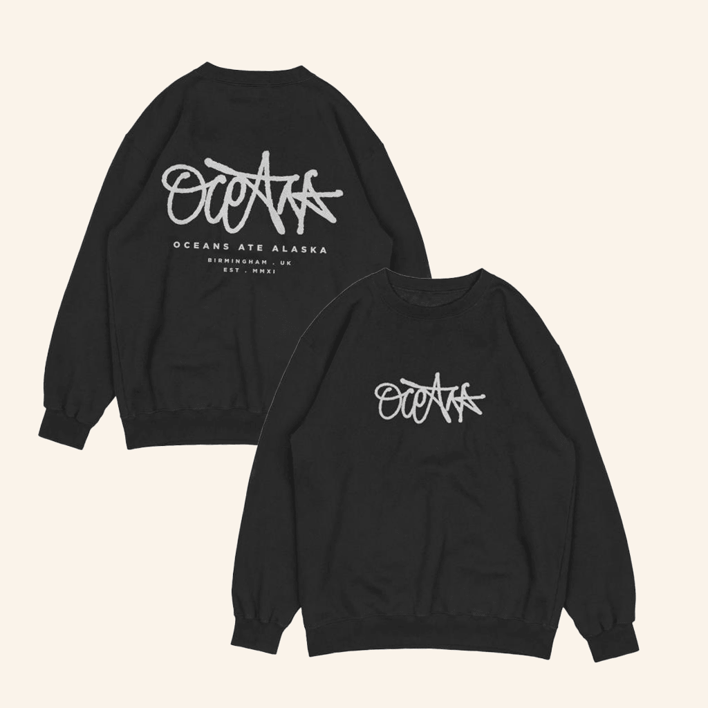 Oceans Ate Alaska Merch Graffiti Sweatshirt Gift Ideas For Friends