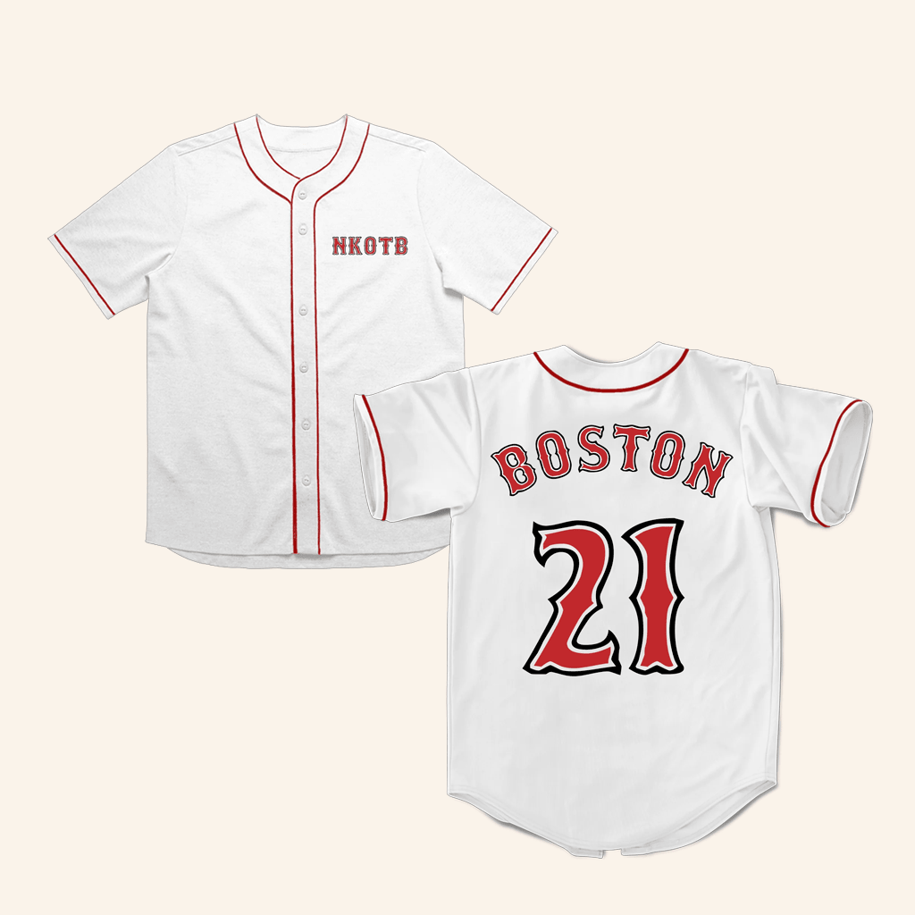New Kids On The Block Merch Nkotb Boston Jersey Him Gifts