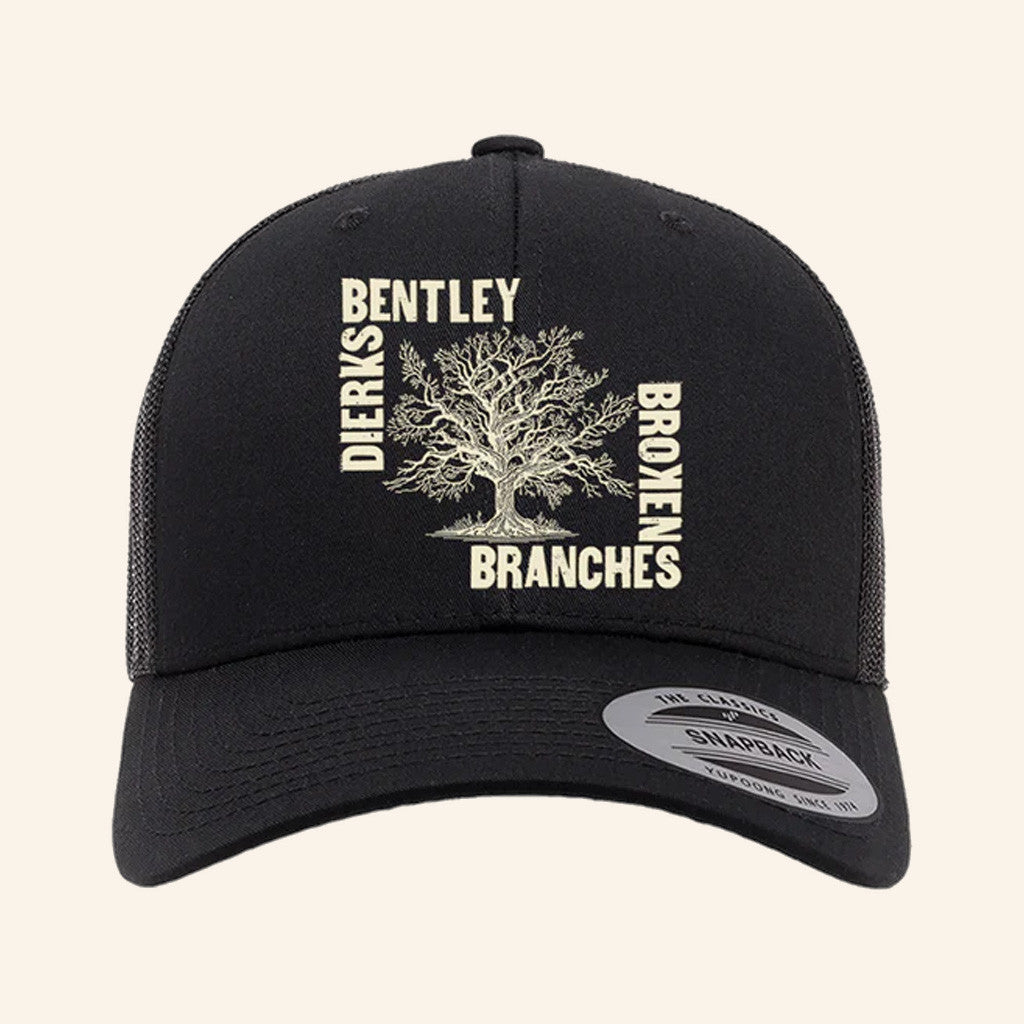 Dierks Bentley Merch Tour 2025 Broken Branches Trucker Hat Best Gifts For Music Lovers