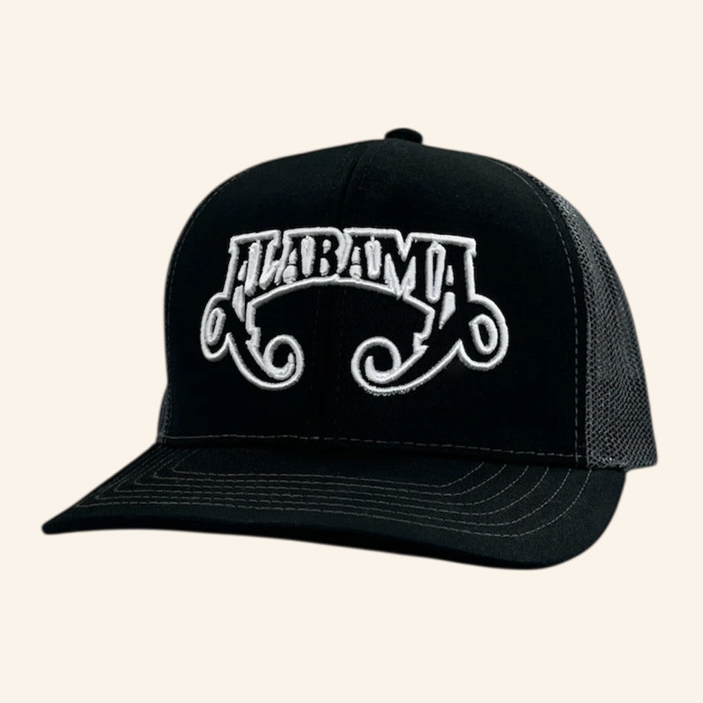 Alabama Merch Tour 2025 Alabama Logo Embroidered Trucker Hat Gifts For Dad