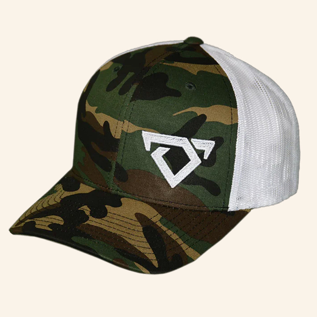 Cody Johnson Merch Tour 2025 Camo White Logo Trucker Hat Embroidered Gifts For Dad