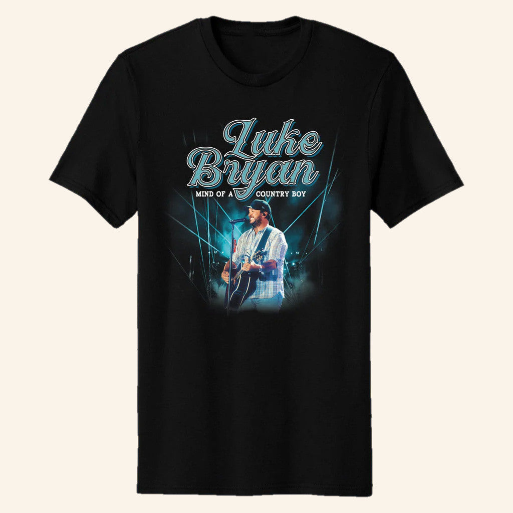 Luke Bryan Merch Tour 2025 Mind Of A Country Boy T-Shirt Gifts For Music Enthusiasts