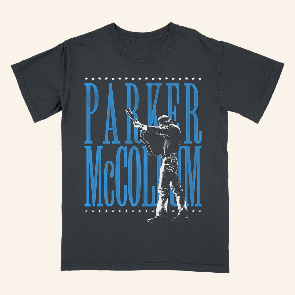 Parker McCollum Merch Tour 2025 Blue Star T-Shirt Presents For Music Lovers