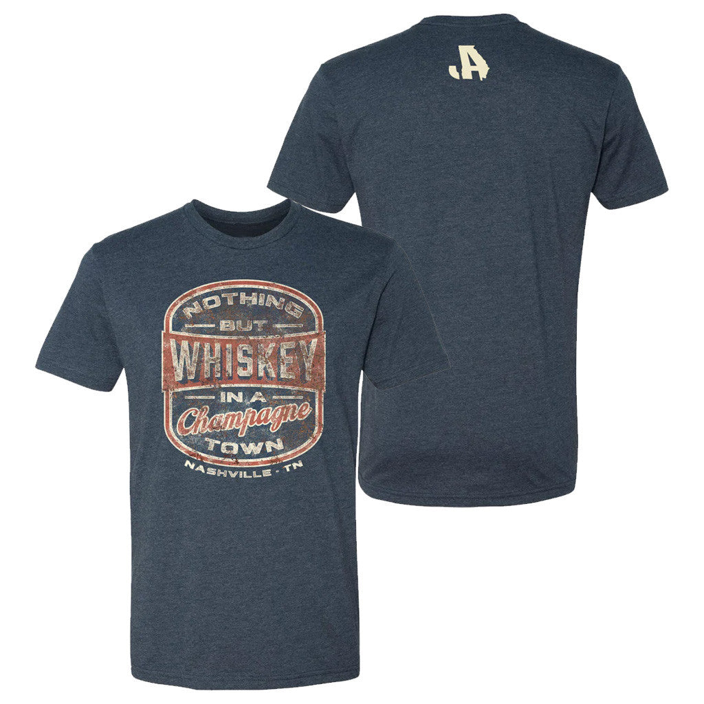 Jason Aldean Merch Tour 2025 Jason Aldean's Nashville Champagne Town T-Shirt Gifts For Him