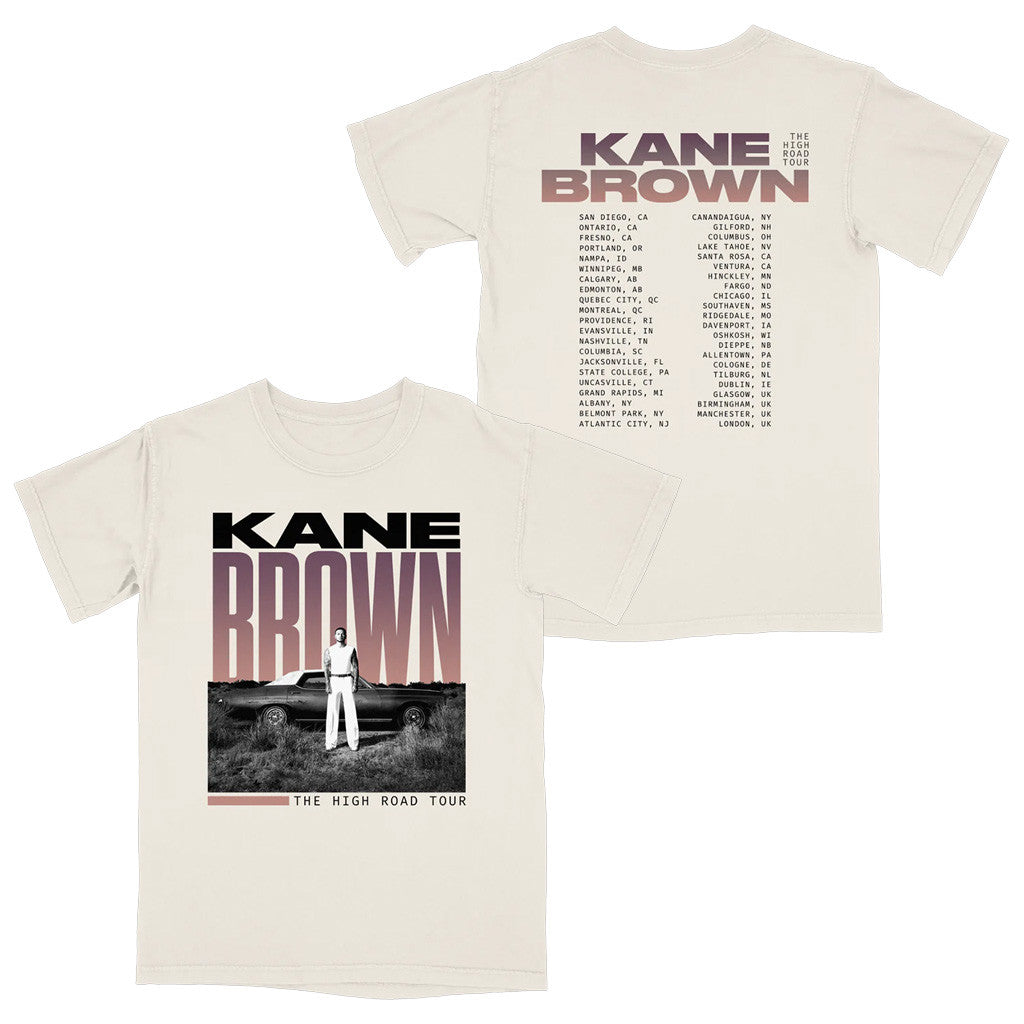 Kane Brown Merch Tour 2025 The High Road Tour T-Shirt Present For Husband