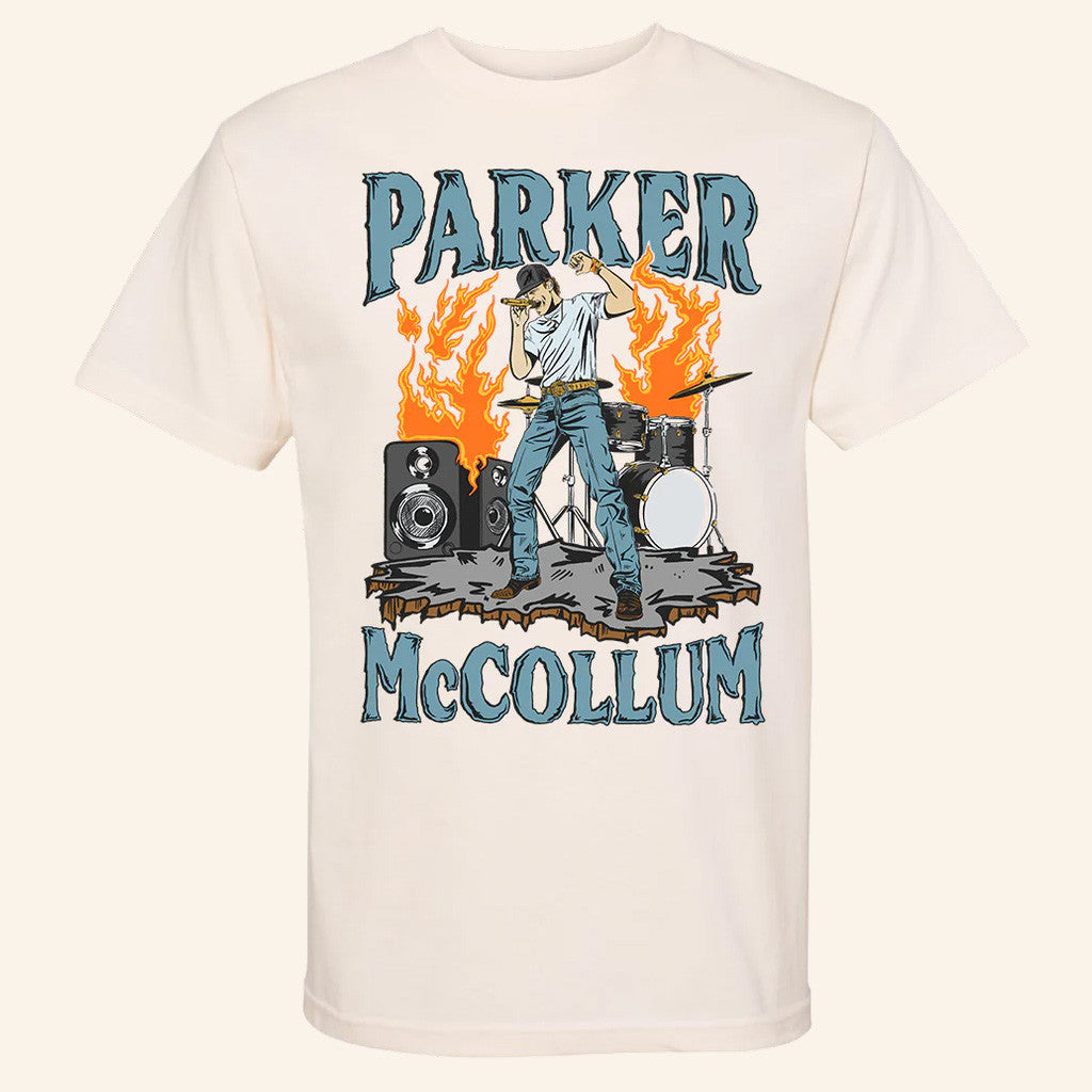 Parker McCollum Merch Tour 2025 Cartoon T-Shirt Presents For Music Lovers