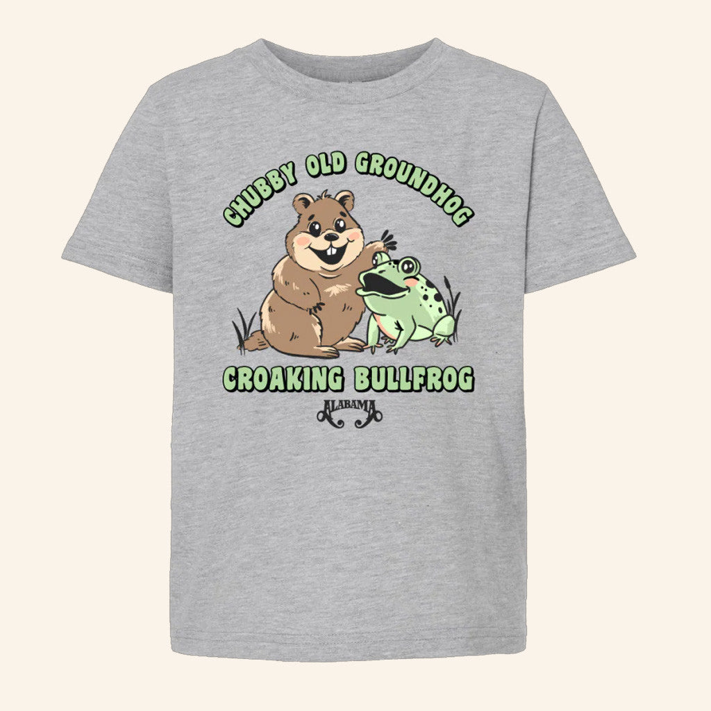 Alabama Merch Tour 2025 Chubby Old Groundhog Croaking Bullfrog T-Shirt Gifts For Friends