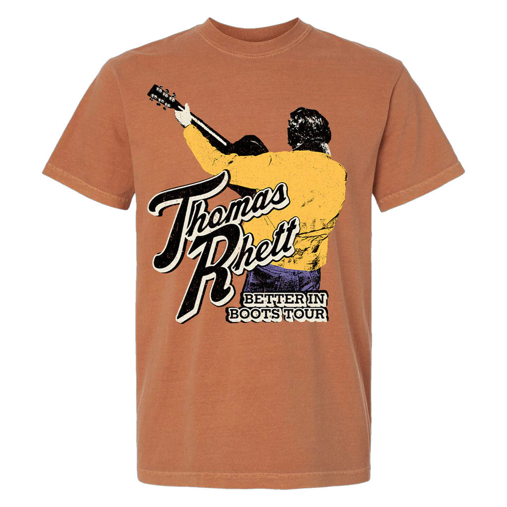 Thomas Rhett Merch Tour 2025 Better In Boots Retro T-Shirt Gifts For Dad
