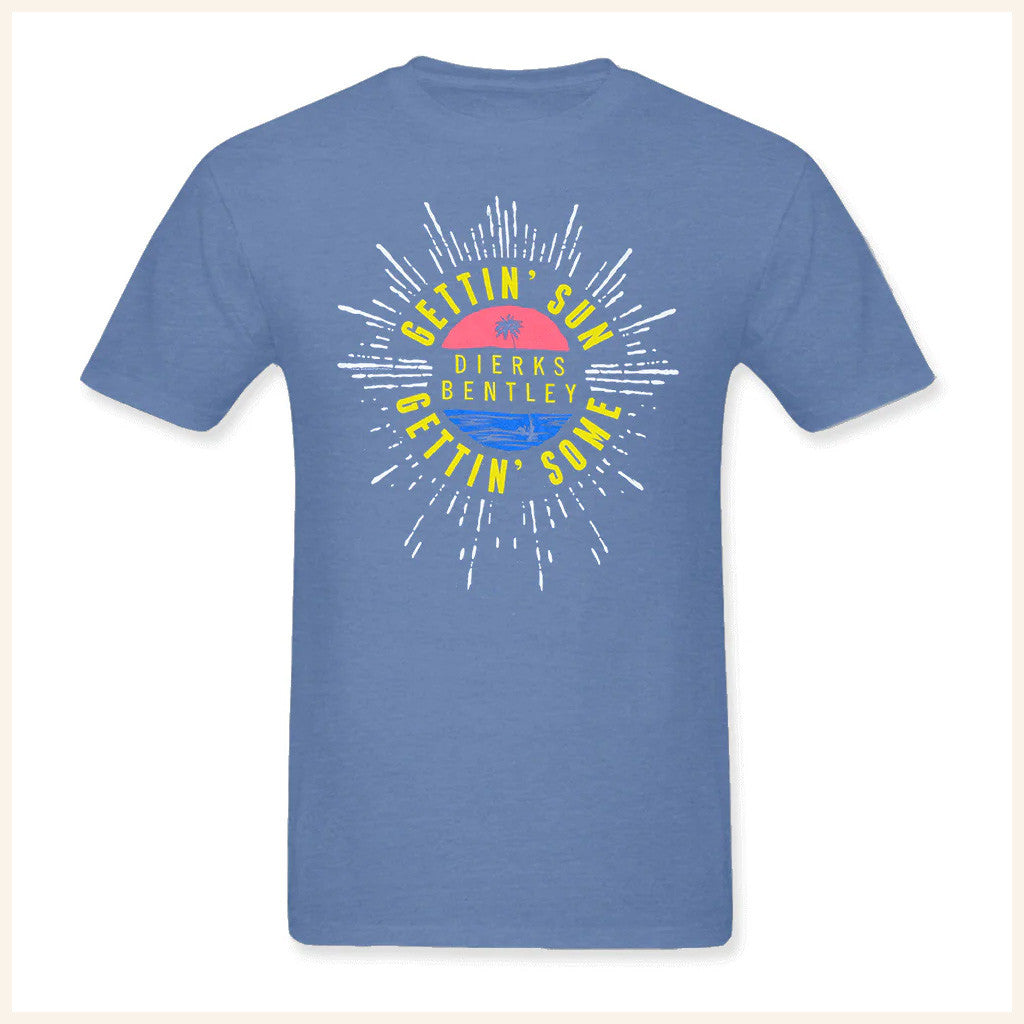Dierks Bentley Merch Tour 2025 Gettin' Sun T-Shirt Cool Gifts For Music Lovers