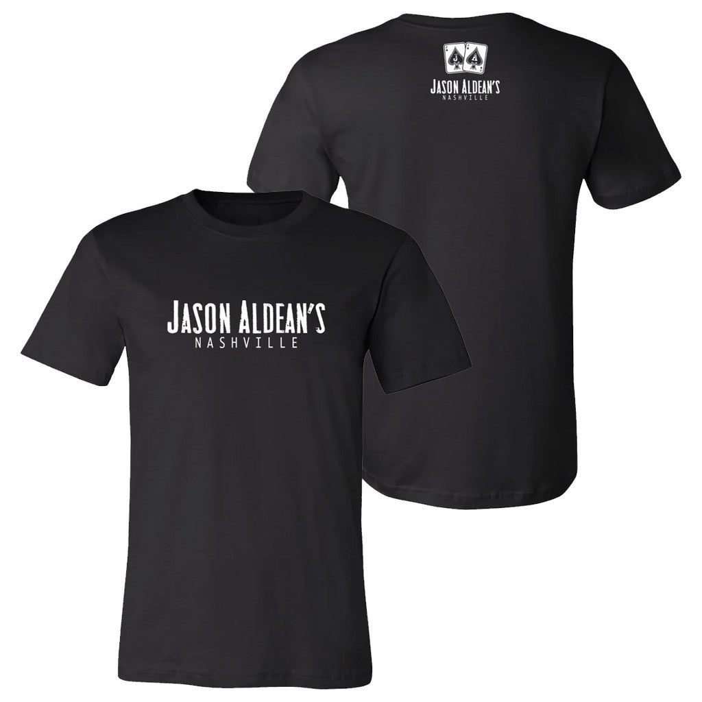 Jason Aldean Merch Tour 2025 Jason Aldean's Nashville Black Logo T-Shirt Gifts For Him