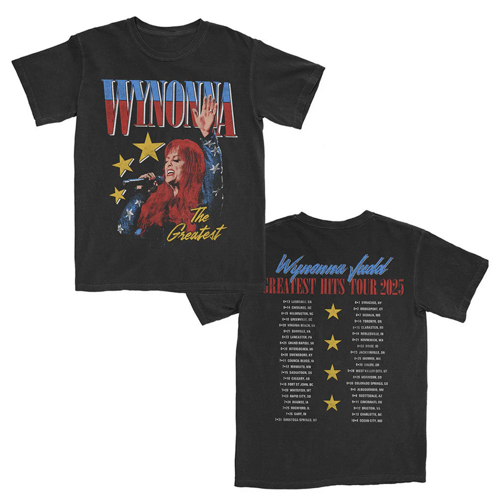 Wynonna Judd Merch Greatest Hits Tour Dateback T-Shirt Gift Ideas For Fans