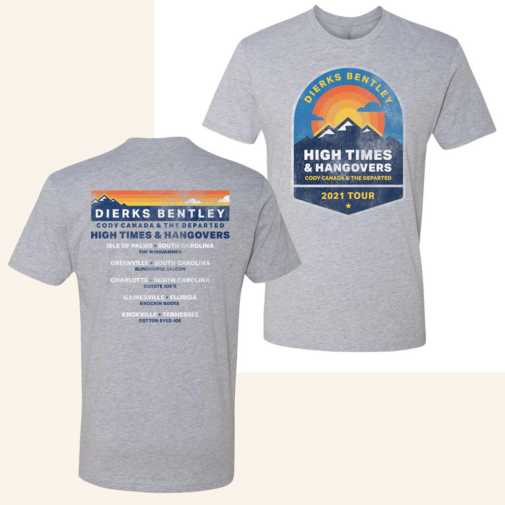 Dierks Bentley Merch Tour 2025 High Times And Hangovers T-Shirt Cool Gifts For Music Lovers