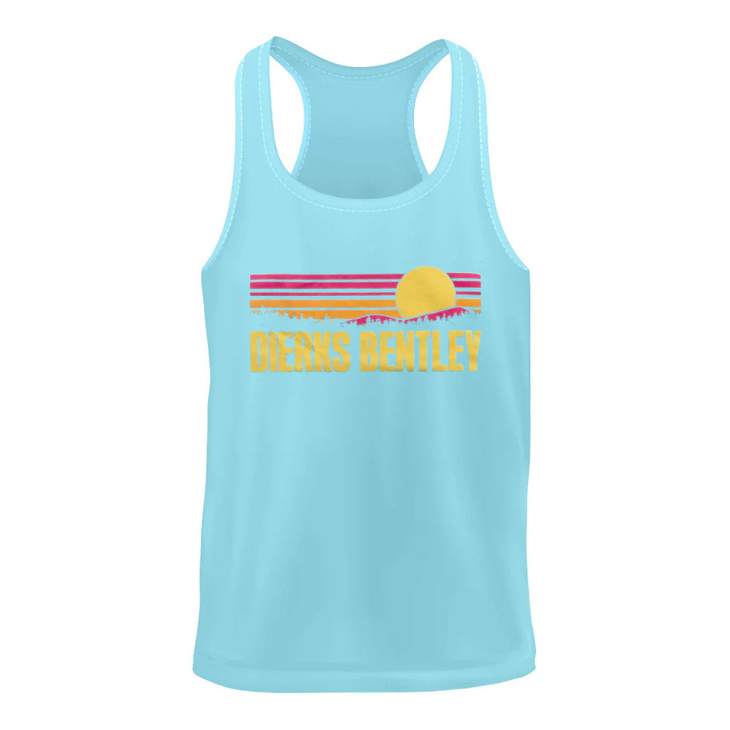 Dierks Bentley Merch Tour 2025 Sunrise Ladies Tank Gifts For Girlfriend