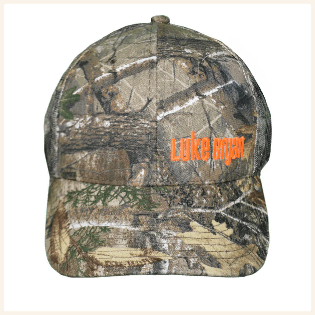 Luke Bryan Merch Tour 2025 Luke Bryan Camo Hat Embroidered Him Gifts
