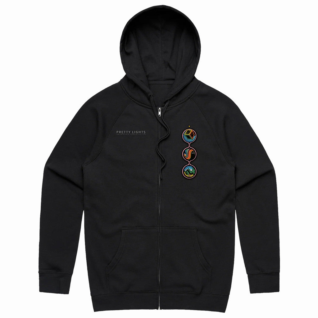 Pretty Lights Merch Check Your Vector Zip Hoodie Gifts For Dudes