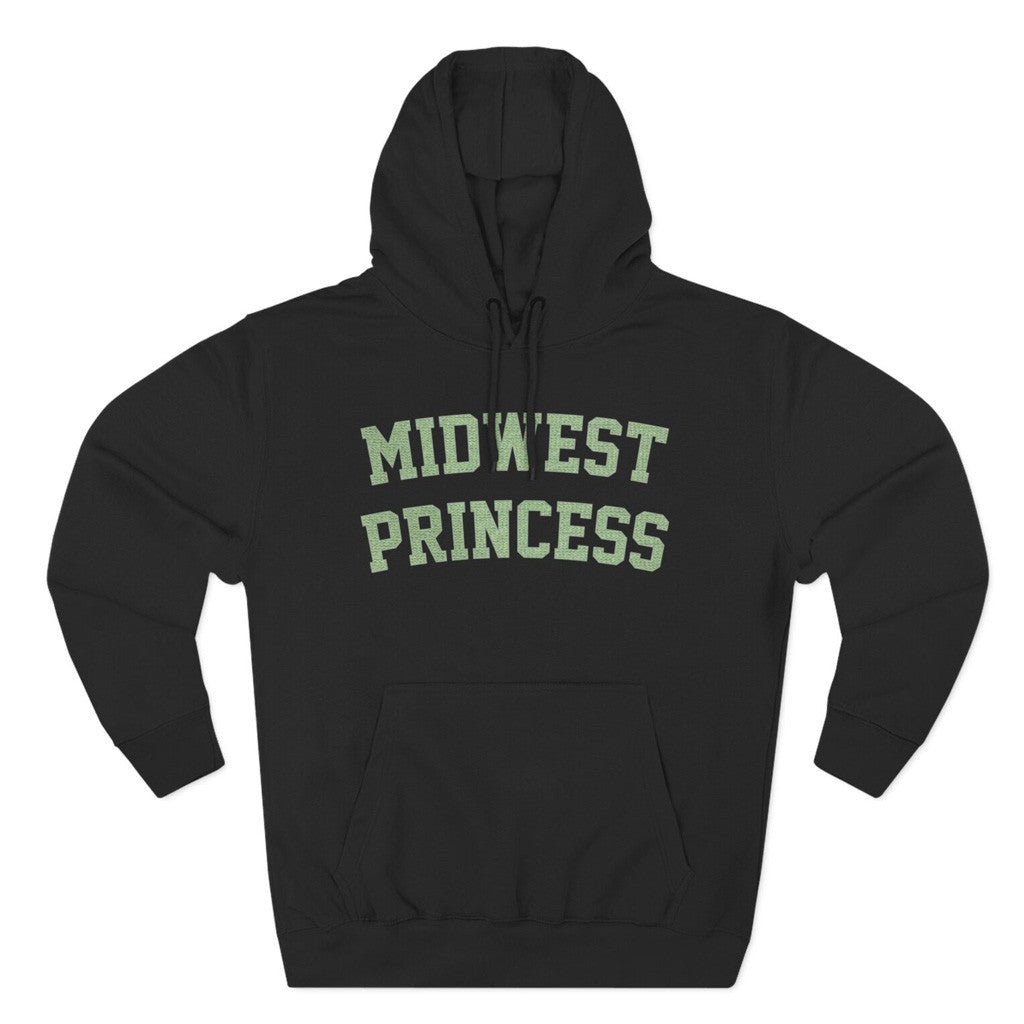 Chappell Roan Merch Tour 2025 Chappell Roan Midwest Princess Collegiate Hoodie Black