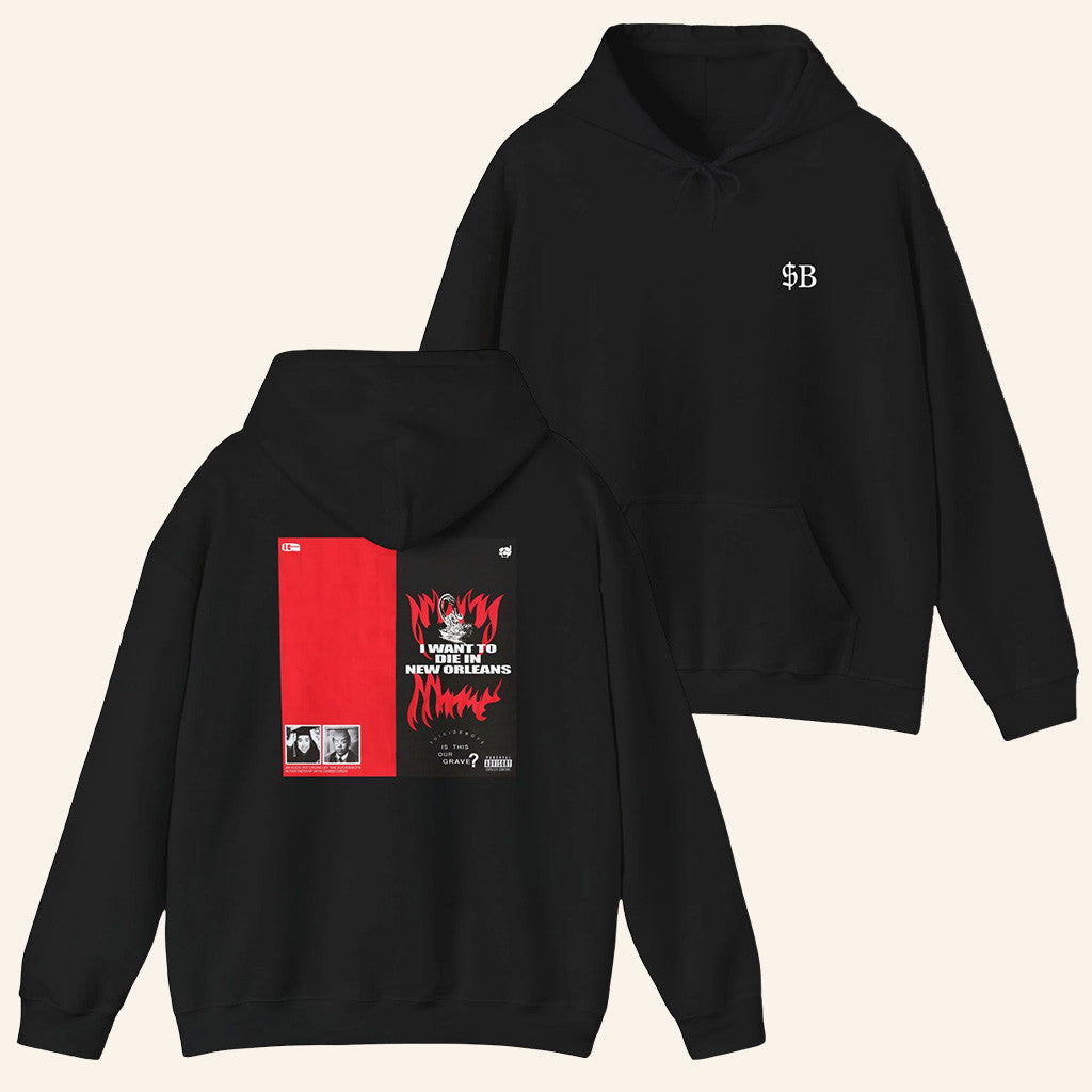 Suicide Boys Merch Hoodie I Want To Die in New Orleans Album Cover Hoodie SuicideBoys Hoodie