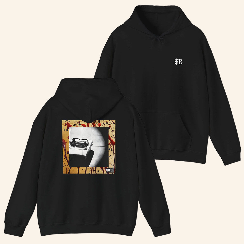 Suicide Boys Merch Hoodie KILL YOURSELF Part XVI The Faded Stains Saga Album Cover Hoodie