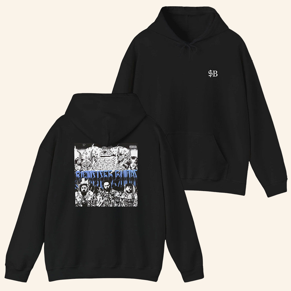 Suicide Boys Merch Hoodie SuicideBoys Shameless Suicide Album Cover Hoodie Husband Gifts