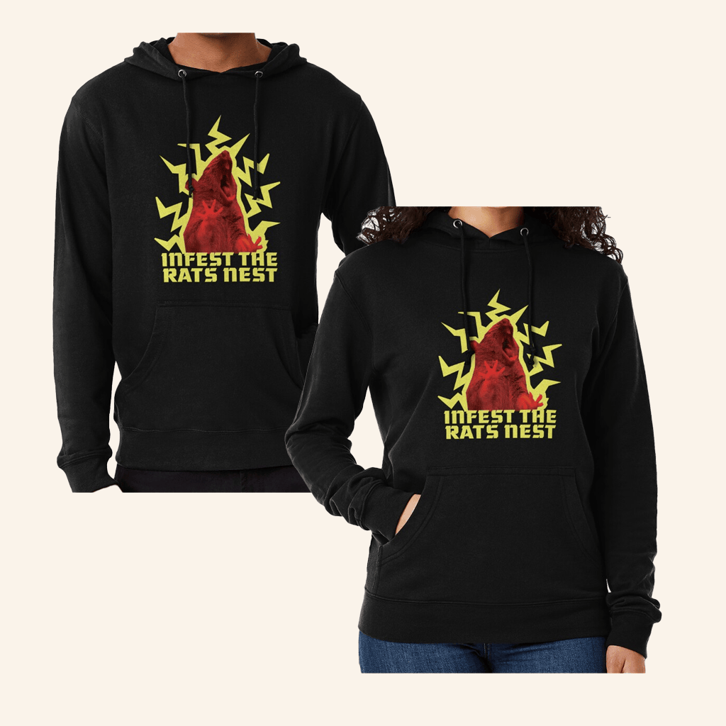 King Gizzard Merch King Gizzard And The Lizard Wizard Hoodie Rats Hoodie Best Gifts For Husband