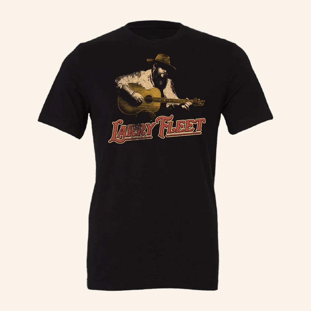 Larry Fleet Merch Tour 2025 Working Photo T-Shirt Gifts Gifts For Women's