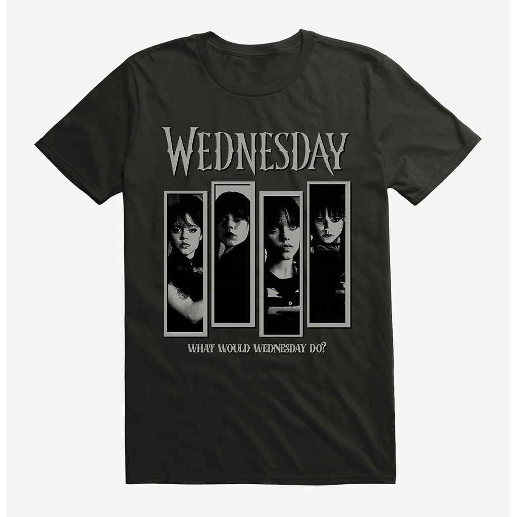 Wednesday Merch Wednesday What Would Wednesday Do Panels T-Shirt Gifts For Her