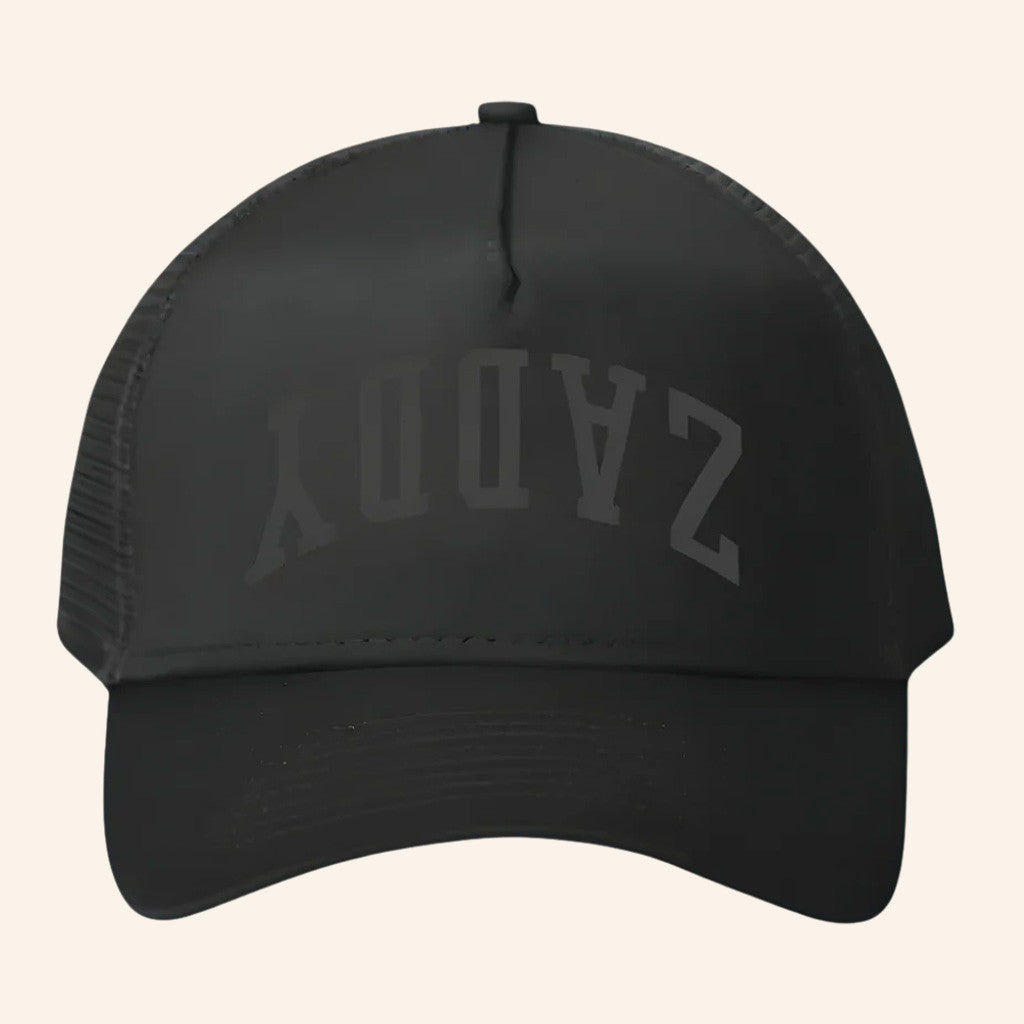 Warren Zeiders Merch Tour 2025 Black On Black Zaddy Trucker Hat Present For Husband